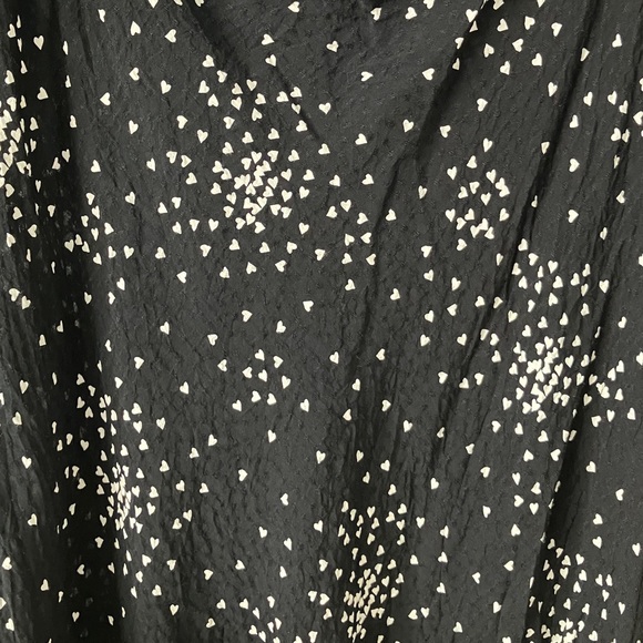 Anthropologie Heart Starburst Puff Sleeve Juliet Mini Dress NWOT - Picture 8 of 13